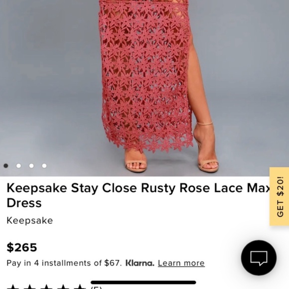 Keepsake Pink Lace Dress - Picture 8 of 8